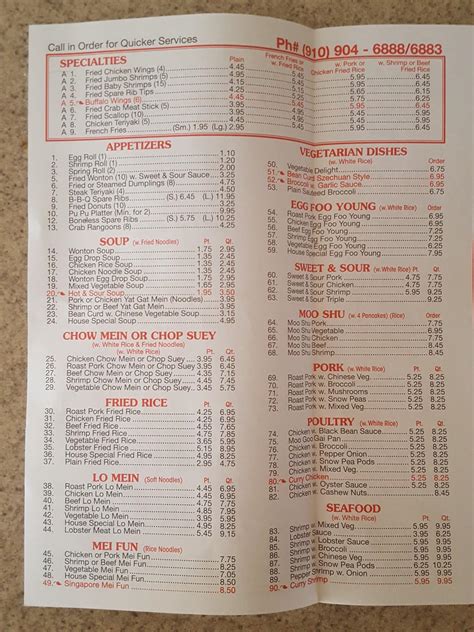 China wok restaurant raeford menu. Order all menu items online from China Wok - Ocean Springs for takeout. The best Chinese in Ocean Springs, MS. China Wok ... This will be handled at the time of Pick up/Delivery by the restaurant. Close. Change Location. China Wok - Ocean Springs 3100 Bienville Blvd Ste 46 Ocean Springs, MS 39564 Close Change location 