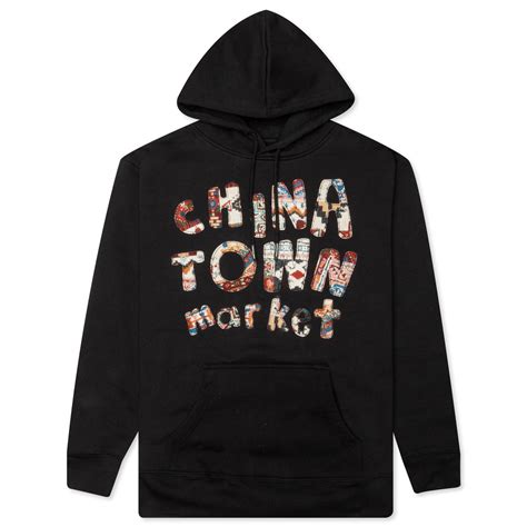 Chinatown Market Patchwork Hoodie Shelflife