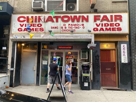 Chinatown family fun center. Chinatown Fair Family Fun Center. 8 Mott Street New York, NY 10038. Amusement Arcades. Family-Friendly Arcades. 0 Reviews. 0 Favorite. Submit Feedback. 