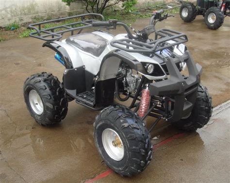 This 4-wheeler comes equipped with upgraded rear Disk brakes to help come to a safe stop. The Rex 110cc quad also comes with a parental kill switch that allows you to turn off the engine from up to 60 feet away! a. The Mototec 110cc is fully automatic, and comes standard with self adjusting rugged chain drive, front and rear brakes, adjustable .... 