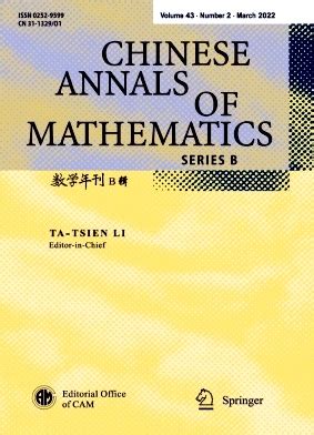 Chinese Annals of Mathematics, Series B - math.purdue.edu