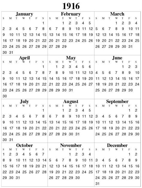 Chinese Calendar Year of 1916 - en.nongli.info