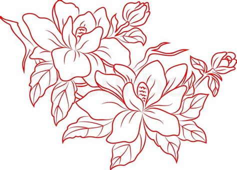 Chinese Drawing Flower