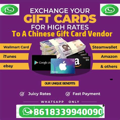 Chinese Gift Cards Traders WhatsApp Numbers (Updated)