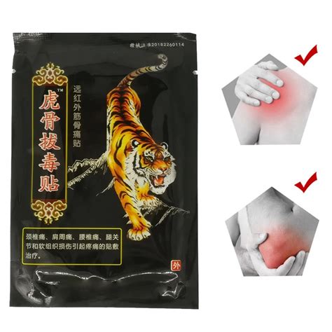 Chinese Herbal Tiger Balm Plaster Patches 5 Pack - 40 pcs