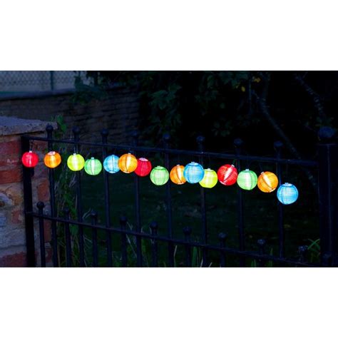 Chinese Lantern Solar Garden String Lights Decoration 10 White …