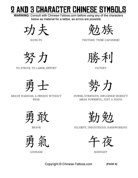 Chinese Symbol Tattoos A Beginners Guide text Vector Image