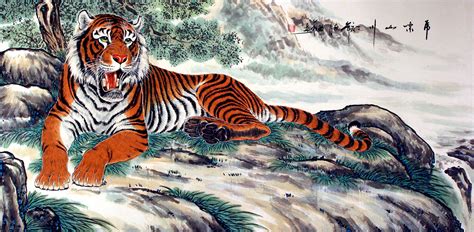 Chinese Tiger Art