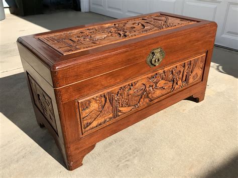 Chinese Wooden Chest - Etsy