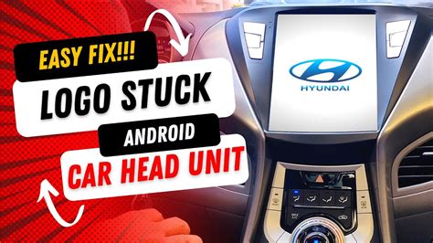 Chinese android head unit stuck on logo.  There's various ways of getting into rec...