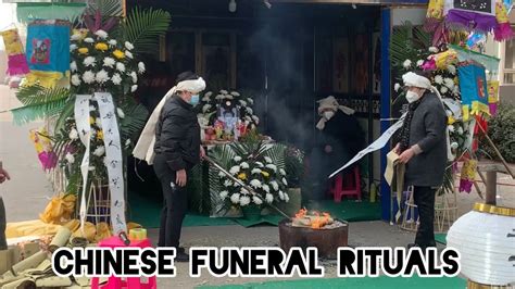 Chinese funeral customs.  Chinese funeral customs often include a mourn...