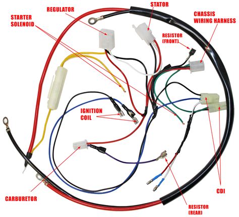 The ignition switch wiring diagram of a Chinese scooter can be 