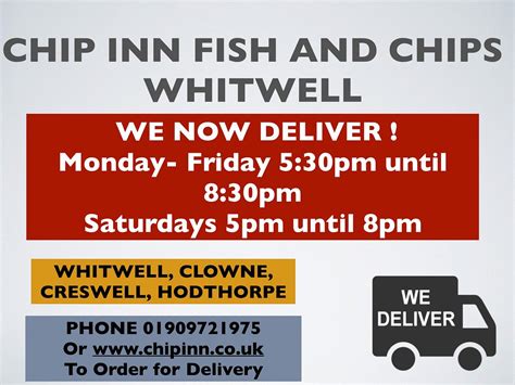 Chip Inn from Worksop Menu