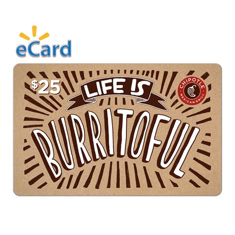 Chipotle $25 eGift Card - Walmart.com