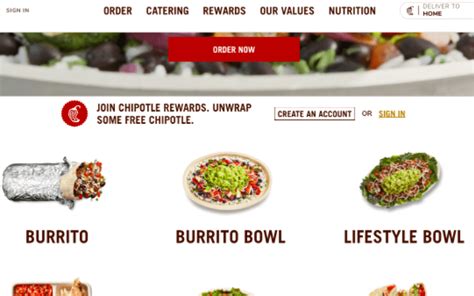 Chipotle Delivery Menu Order Online 17400 Spring …