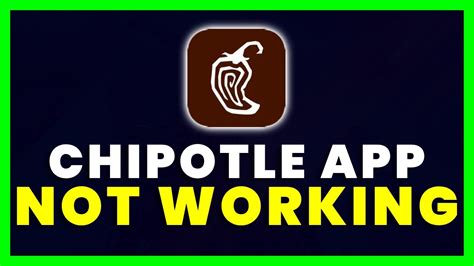 Chipotle app not working. Things To Know About Chipotle app not working. 