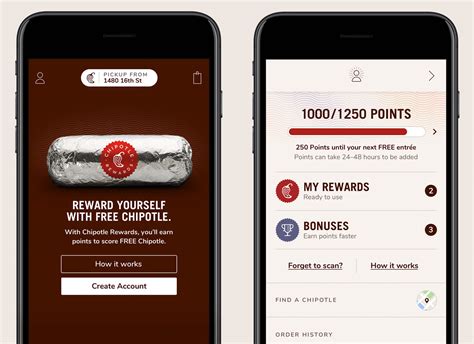 Chipotle app rewards. Chipotle Rewards members earn 10 points for every $1 spent in the restaurant, online, or in the app – and now with Extras, can have chances to earn even … 