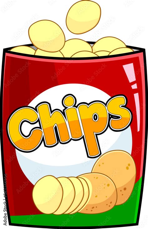 Chips Cartoon Photos Pictures, Images and Stock Photos