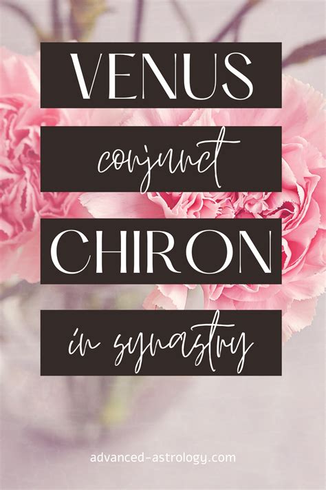 In synastry, the conjunction of Venus and Chiron signifies a profound and potentially transformative connection between two individuals. Venus, symbolizing love, beauty, …. 