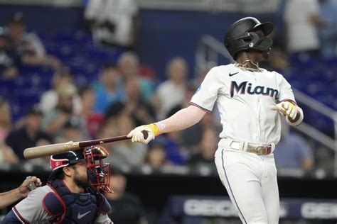 Chisholm hits grand slam for 2nd straight game, Marlins rout Braves 16-2 to sweep series