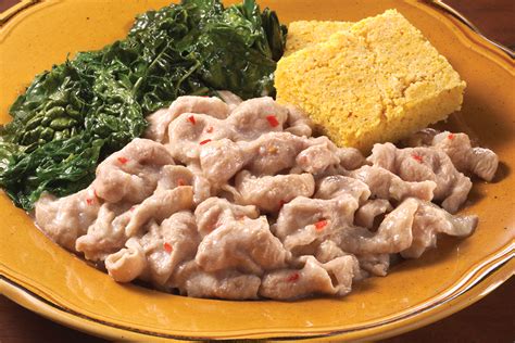 Farmland Chitterlings: Can be made deep-fried, as creole chitterlings or more. Eat these Farmland chitterlings by themselves or accompany them with your favorite side dish. US inspected and passed by Department of Agriculture. Great for a Thanksgiving meal. Contains vitamin B12, vitamin E, calcium, iron, magnesium, phosphorus, selenium and …. 
