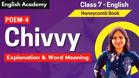 Chivvy Class 7 Word Meaning - Net Explanations