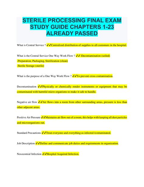 Chl study guide for sterile processing. - Ks2 comprehension book 4 of 4 years 3 6 teachers guide also available.