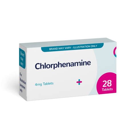 Chlorphenamine 4mg Allergy Tablets Hay Fever Relief