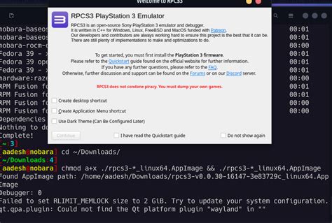 Chmod 700 directory.  You can then run RPCS3 with the command &lsquo;.  Nov ...