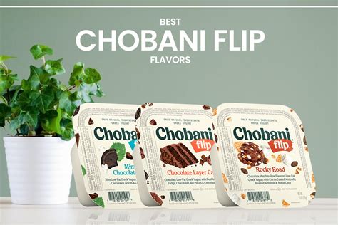 Chobani flip flavors. Description. Over 20 flavors of lip-smacking snacking. Our most fun yogurt, Chobani® Flip® Greek Yogurt is a good source of protein. Perfectly portioned with a side of only natural, crunchy mix-ins. Great for breakfast or as a snack. Maple flavored Chobani® Greek Yogurt with cinnamon rice crisps, maple flavored cookies, and fudge bark. 