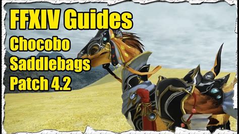 Chocobo saddlebag ffxiv. Things To Know About Chocobo saddlebag ffxiv. 