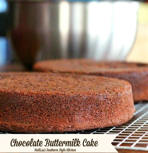 Chocolate Buttermilk Cake - melissassouthernstylekitchen.com