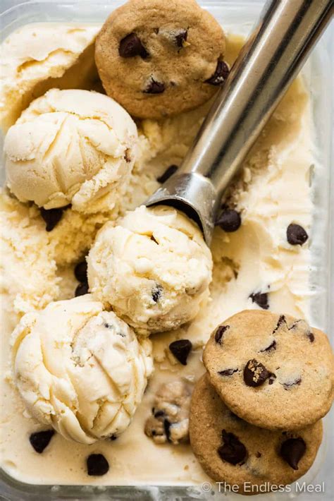 Chocolate Chip Cookie Ice Cream Cone - The Daily Meal