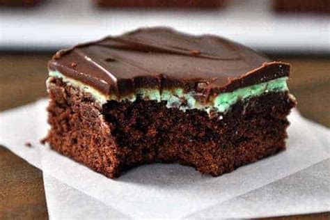 Chocolate Mint Brownies Mel