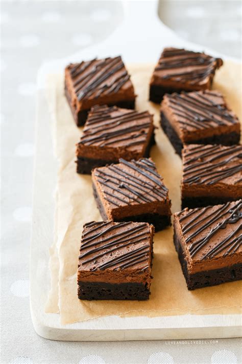 Chocolate Mousse Brownies Love and Olive Oil