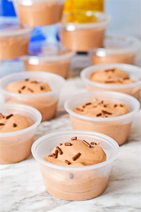 Chocolate Pudding Shots