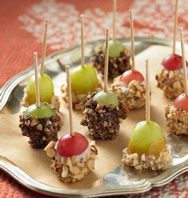 Chocolate Toffee Grapes, Chocolate Almond Grapes & Caramel Peanut Grapes