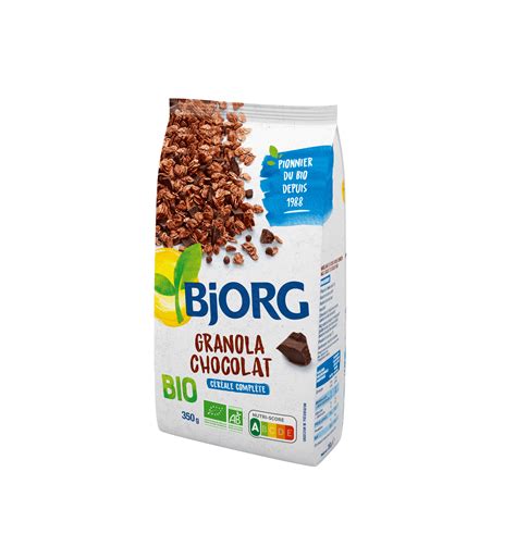 Chocolate granola cereals 350g - Bjorg