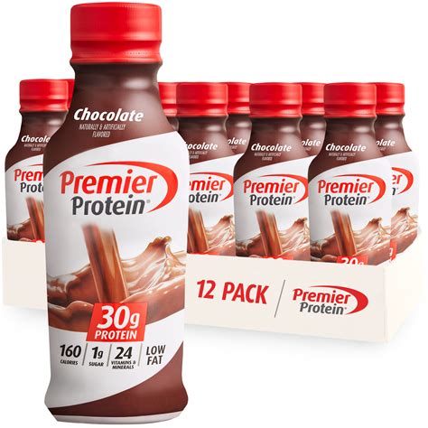 Chocolate protein milkshake. Premier Protein 100% Whey Protein Powder — Chocolate Milkshake TODAY Illustration / Premier Protein Calories: 150; Fat: 2g ; Carbs: 3g ; Sugars: 1g; Protein: 30g 