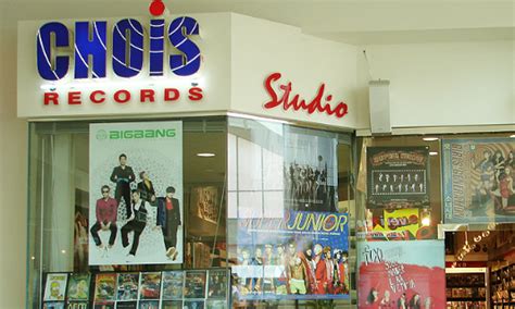 Choice Music is a small, quiet store inside Koreatown Galleria with good prices on a vast selection of Kpop CDs and Kdrama DVDs. They also have posters, pens and other knick-knacks featuring popular Korean stars. Had been known in the past as Chois Records and by other such variations.. 