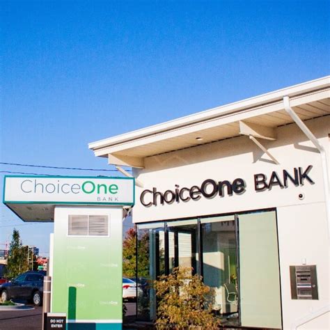 Choice one bank near me. Things To Know About Choice one bank near me. 
