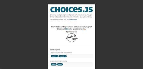 Choices js options formio.  Custom Components The Form. js, and I'm having trouble target...