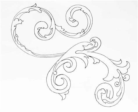 Choosing Scroll Patterns Free Printables Just Paint It Blog
