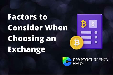 Choosing a Cryptocurrency Exchange and Security