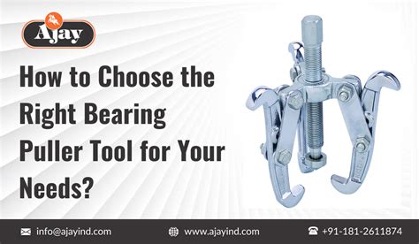 Choosing the Right Bearing Puller