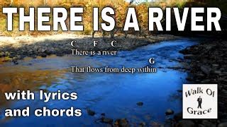 Chords for There is a River. R.A.West - chordu.com