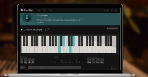 Chords player. Use the keyboard to play notes and chords with the touch of a finger or mouse. Look up chords by name and inversion, or find chord names by simply selecting notes on the keyboard. Want to see all the notes in a … 