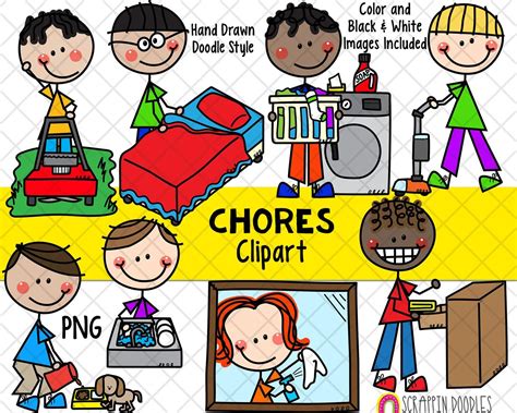 Chore Clipart - Etsy