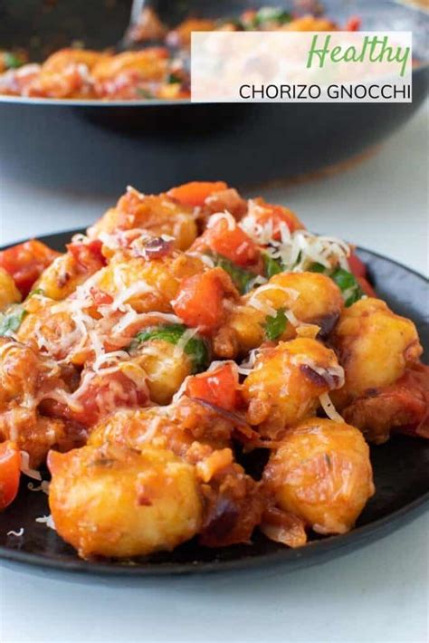 Chorizo Gnocchi (15-Minute Dinner!) - Hint of Healthy