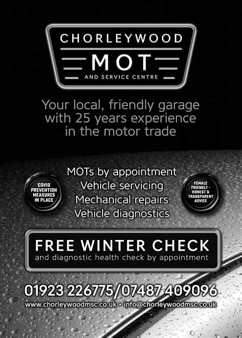 Chorleywood MOT and Service Centre - Inicio - Facebook